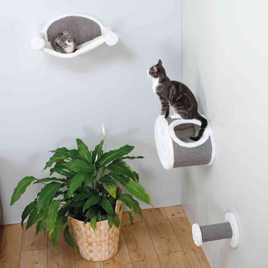 Trixie Wall Mounted Cat Hammock White/Grey
