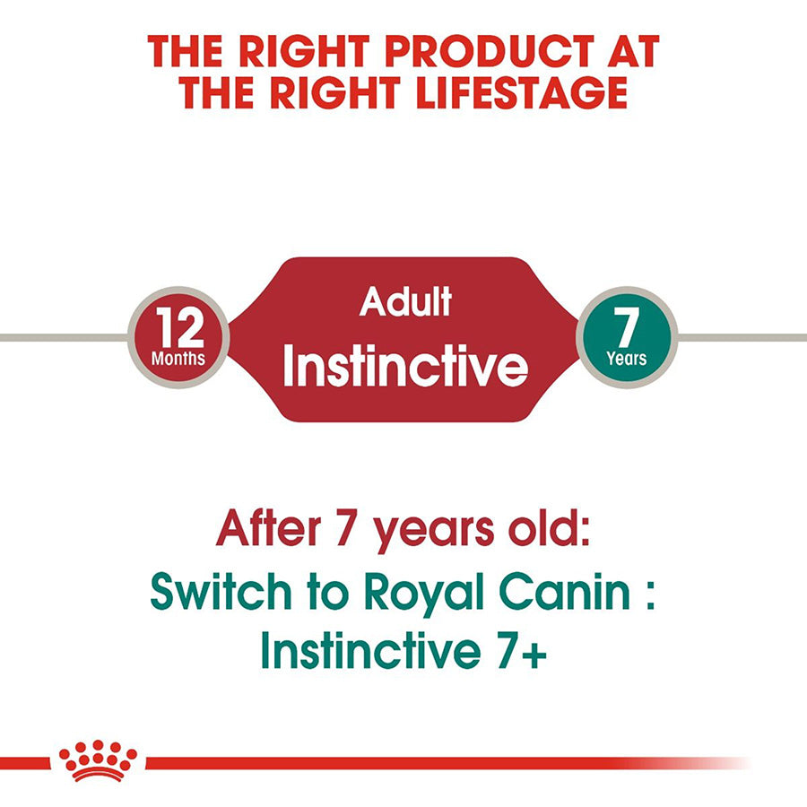Royal Canin Feline Instinctive Adult Wet Cat Food In Gravy 48x85g