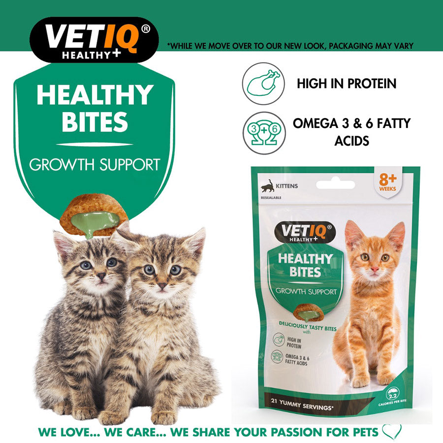 VetIQ Growth Support Healthy Bites Kitten Treats 65g