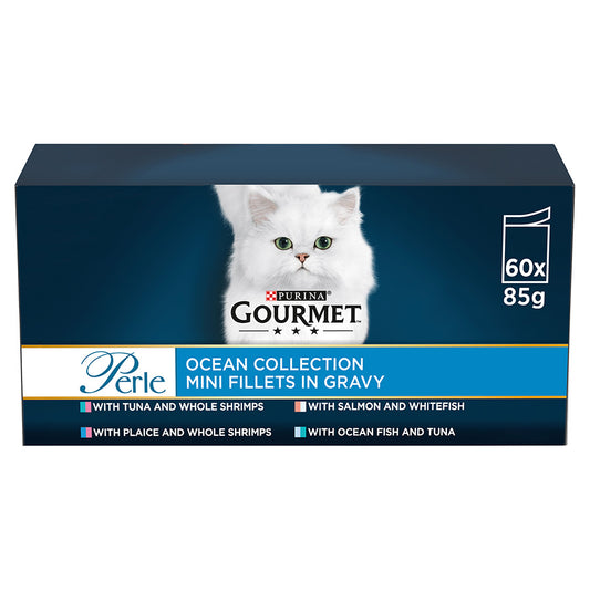 Gourmet Perle Wet Cat Food Ocean Collection 60x85g
