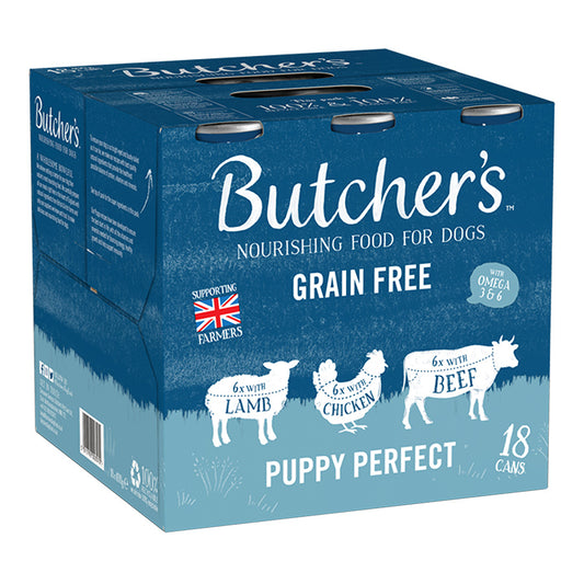Butcher's Grain Free Perfect Puppy Wet Food 18x400g