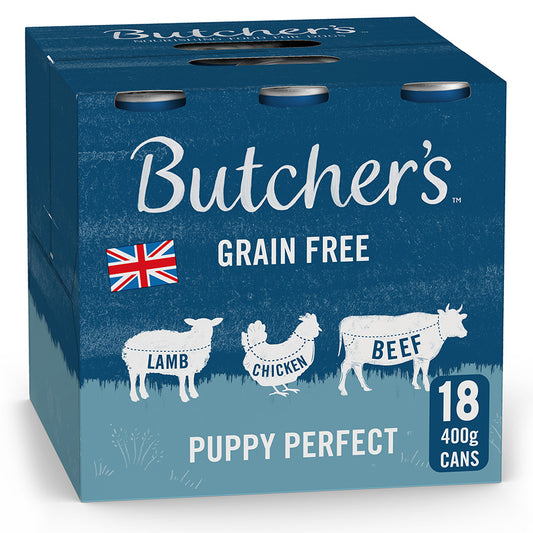 Butcher's Grain Free Perfect Puppy Wet Food 18x400g