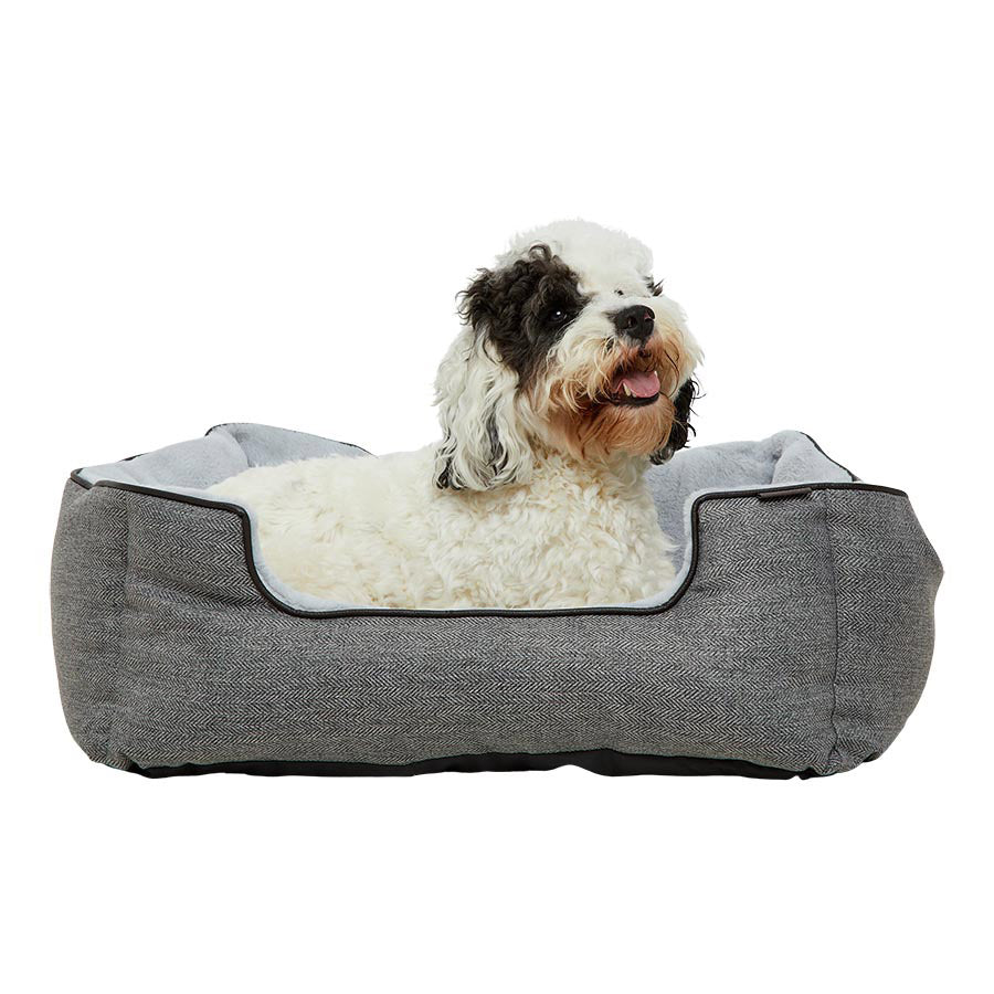 Wainwright's Self Warming Square Dog Bed Grey