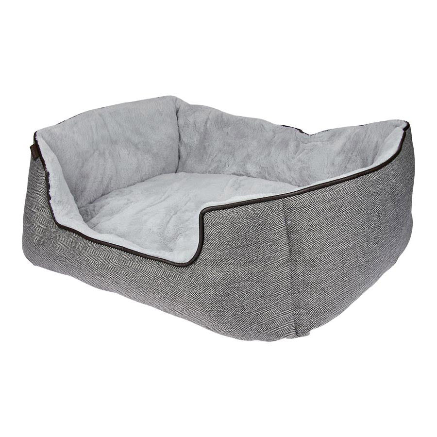 Wainwright's Self Warming Square Dog Bed Grey