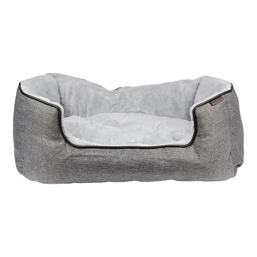 Wainwright's Self Warming Square Dog Bed Grey
