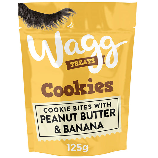 Wagg Dog Treats Cookies with Peanut Butter & Banana 125g