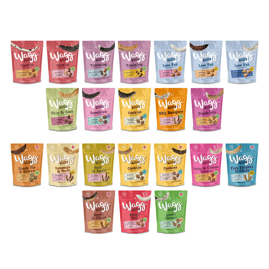 Wagg Dog Treats Cookies with Peanut Butter & Banana 125g