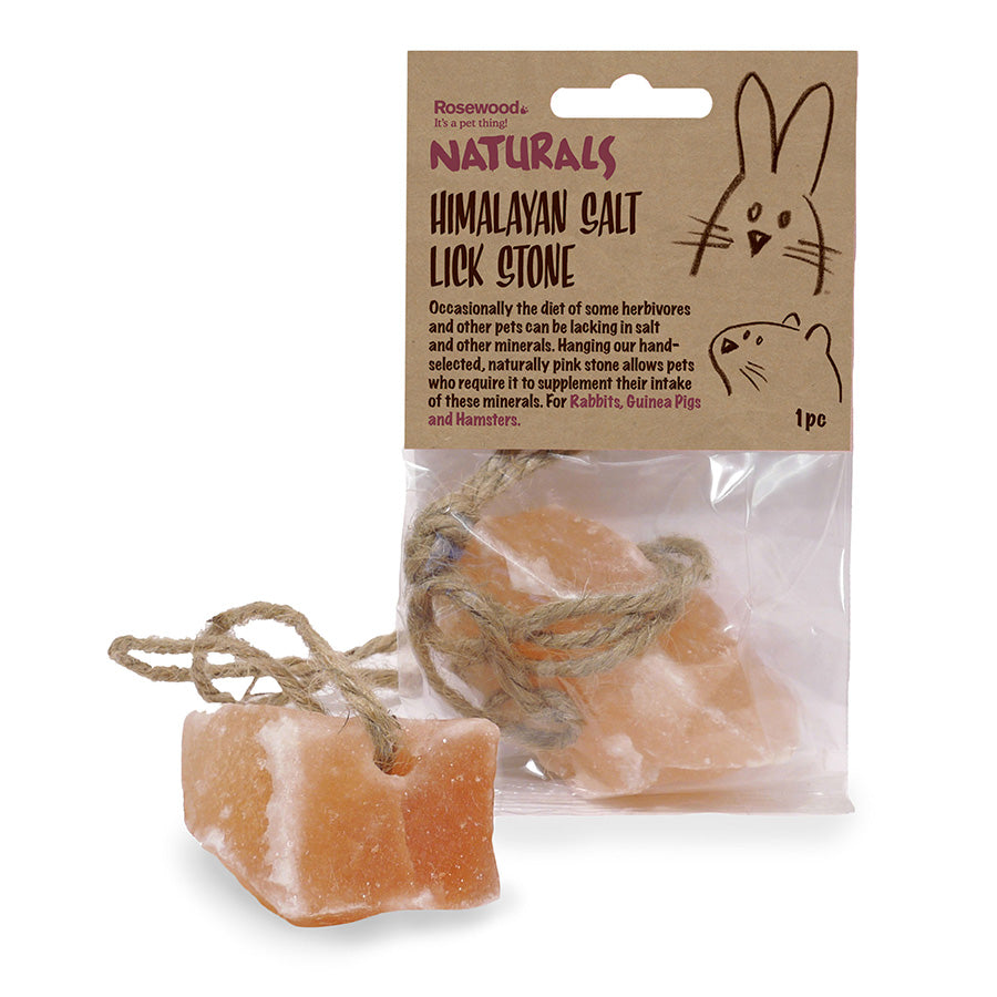 Rosewood Naturals Himalayan Salt Lick Stone for Small Animals