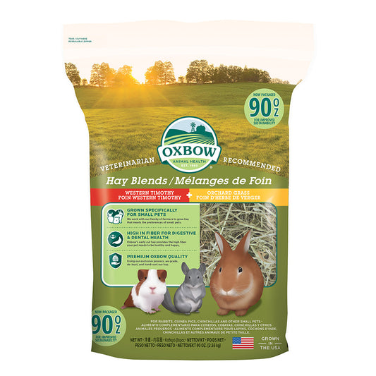 Oxbow Hay Blends Western Timothy & Orchard Grass Small Animal Food 2.55kg