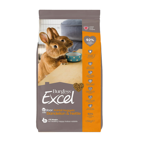 Burgess Excel Indoor Rabbit Nuggets 1.5kg
