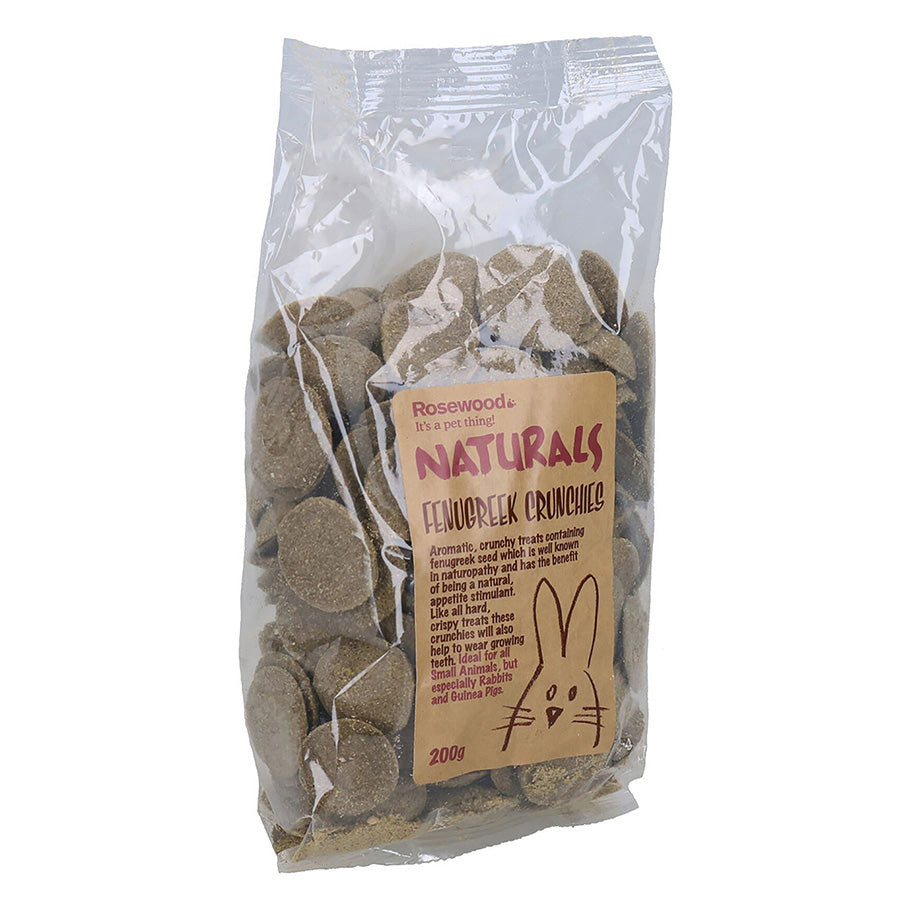 Rosewood Naturals Fenugreek Crunchies Small Animal Treats 200g