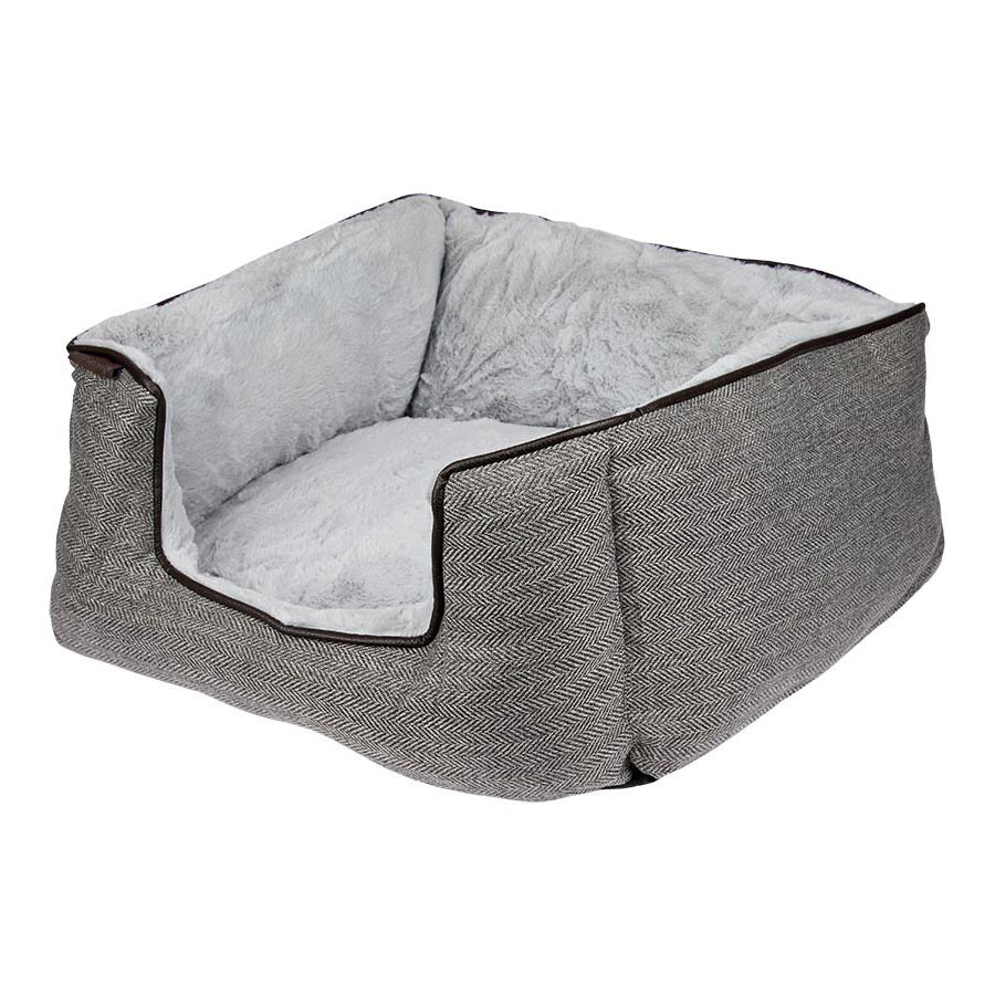 Wainwright's Self Warming Square Dog Bed Grey Small