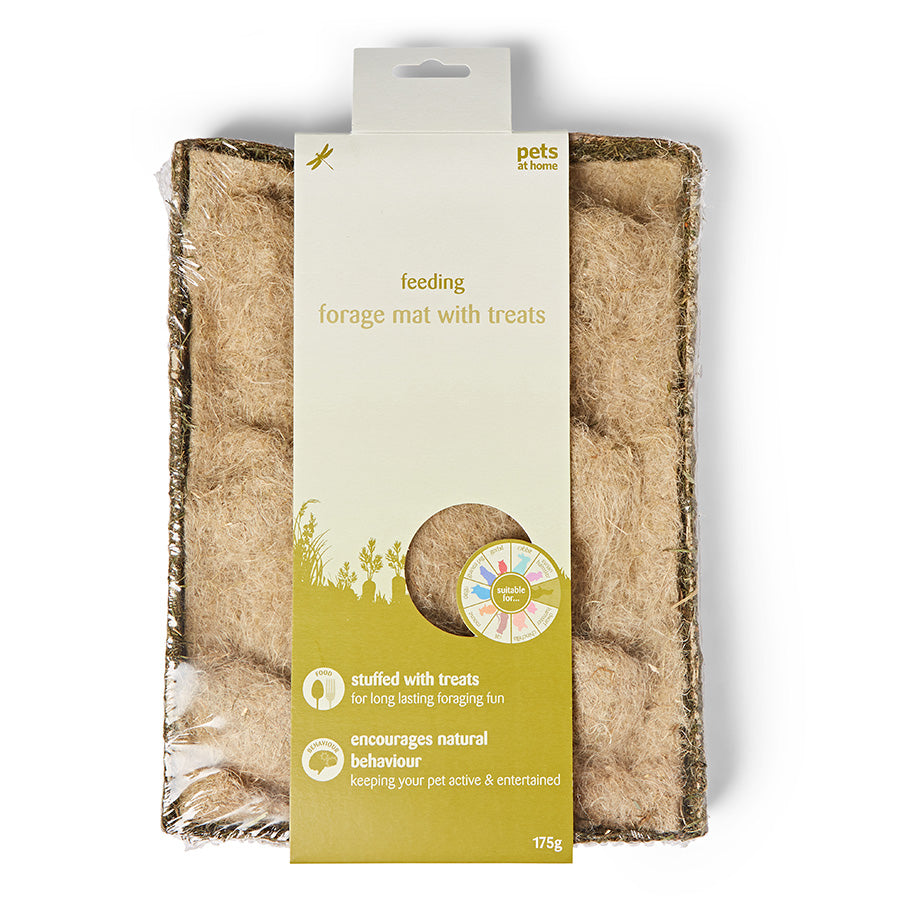 Woodlands Small Animal Forage Mat & Treats 175g
