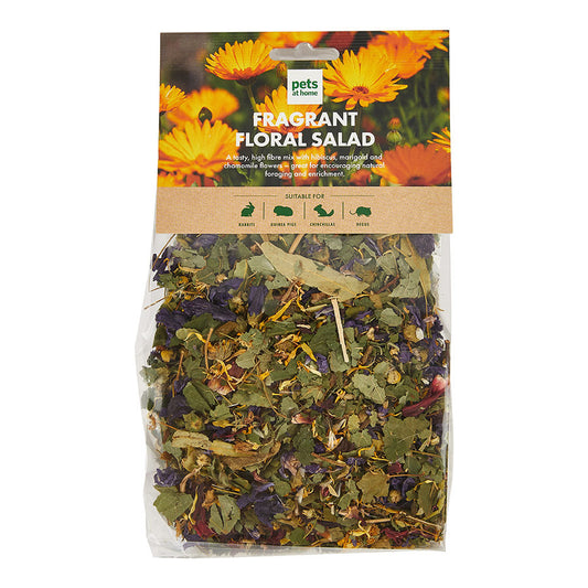 Pets at Home Small Animal Floral Salad Treats 80g