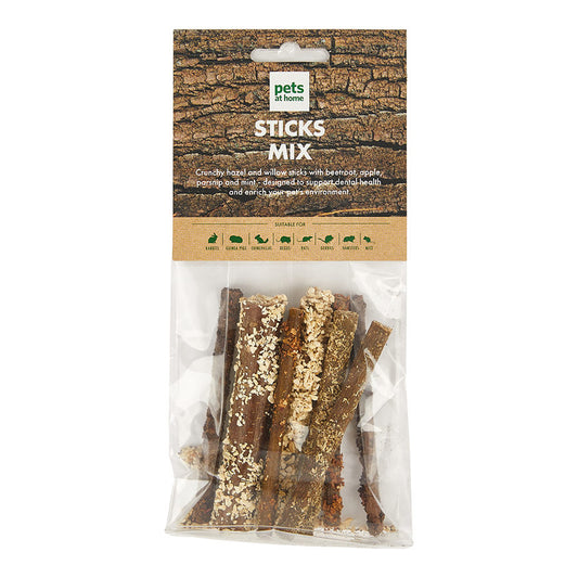 Pets at Home Small Animal Mixed Treat Sticks 8 Pack