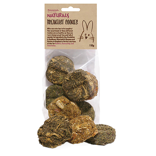 Rosewood Naturals Breakfast Cookies Small Animal Treats 110g