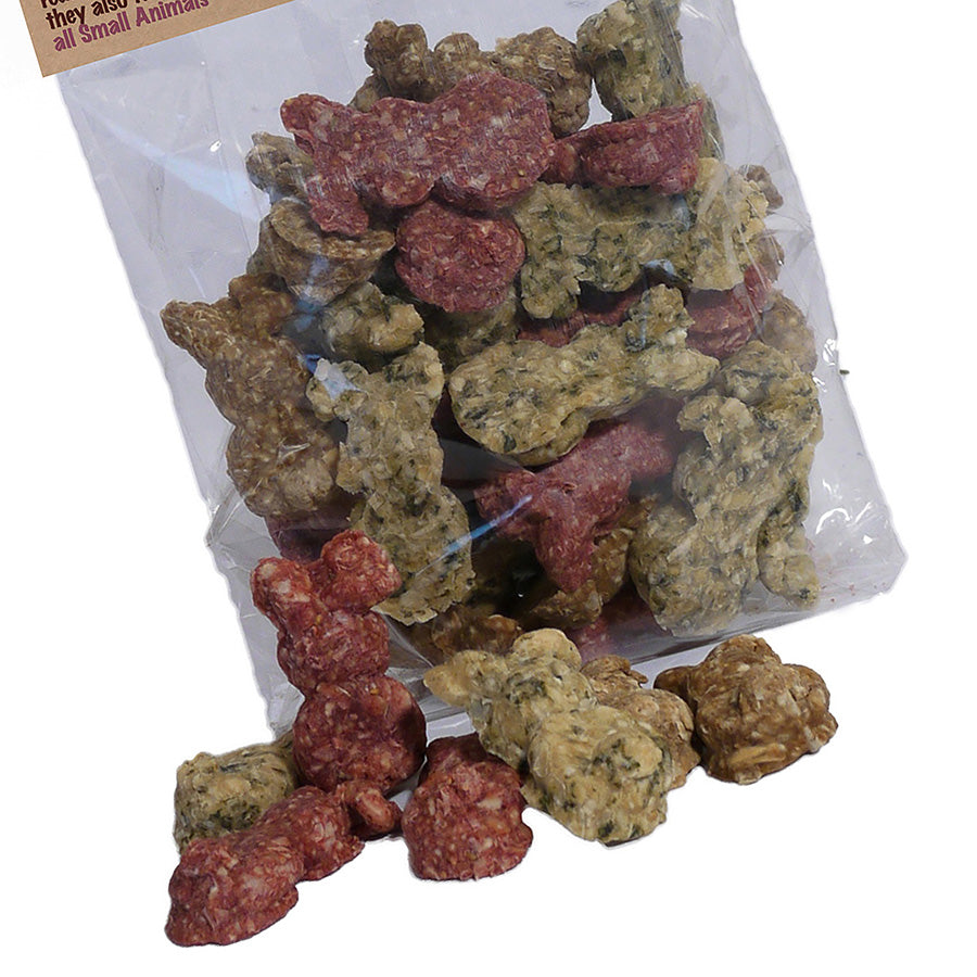 Rosewood Naturals Apple & Strawberry Bunnies Small Animal Treats 100g