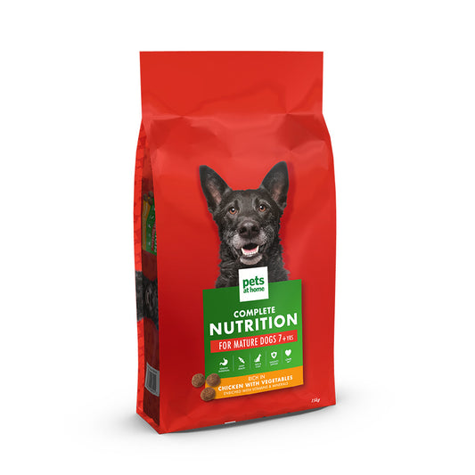 Pets at Home Complete Nutrition Mature Dry Dog Food Chicken 15kg