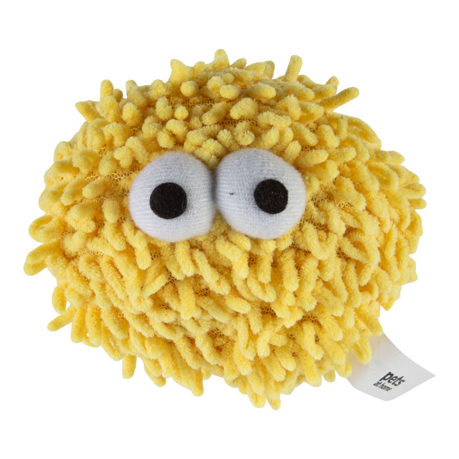 Pets at Home Plush Noodle Monster Squeaky Ball Dog Toy