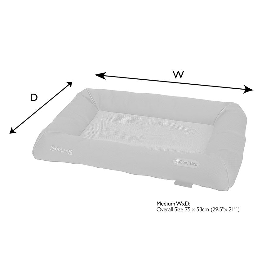 Scruffs Cool Dog Bed Grey