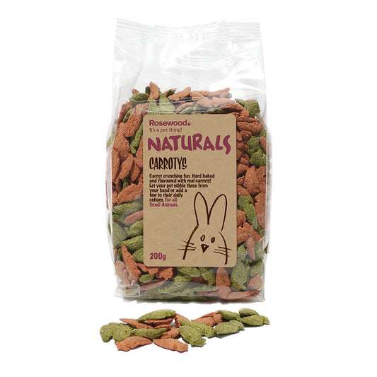 Rosewood Naturals Carrotys for Small Animals 200g