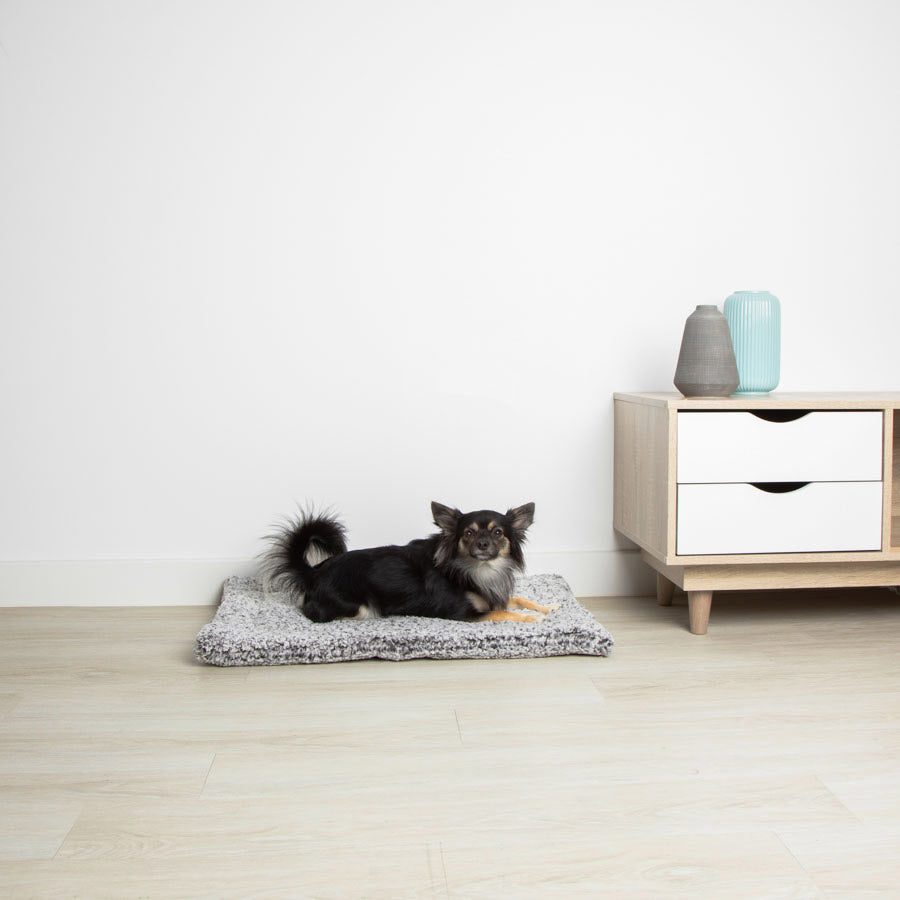 Pets at Home Explorer Dog Crate Mat Slate Grey