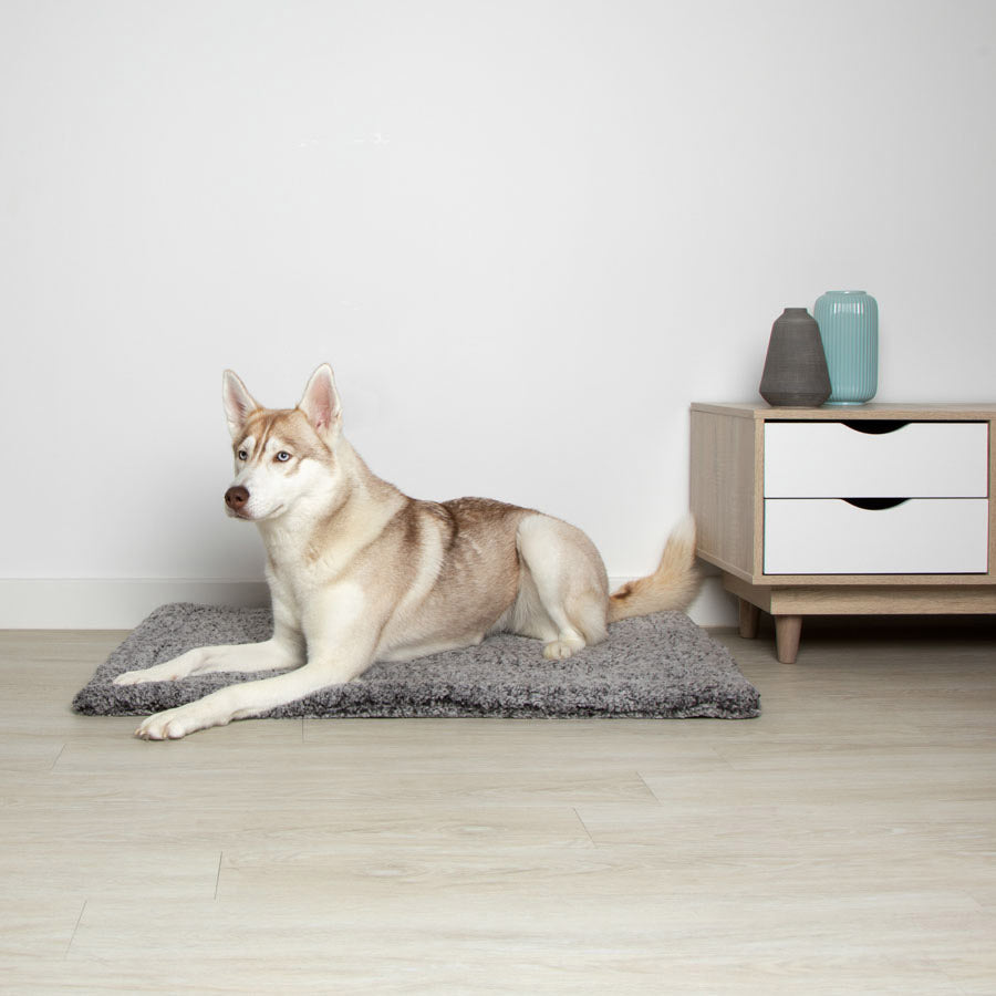 Pets at Home Explorer Dog Crate Mat Slate Grey