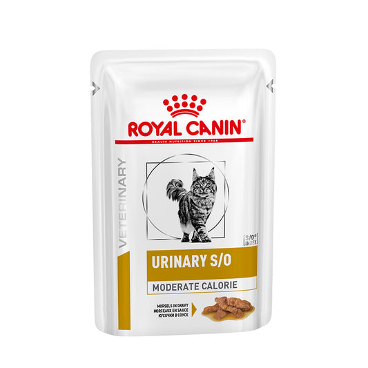 Royal Canin Veterinary Urinary S/O Moderate Calorie Adult Wet Cat Food 48x85g