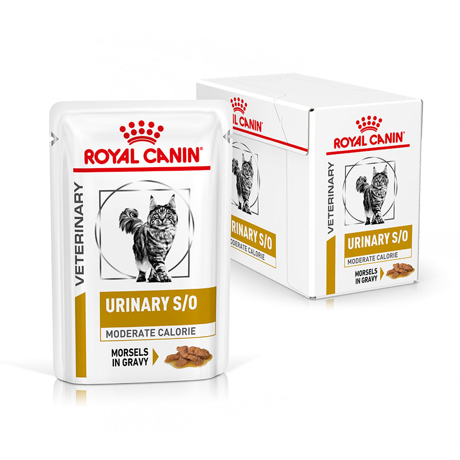Royal Canin Veterinary Urinary S/O Moderate Calorie Adult Wet Cat Food 48x85g