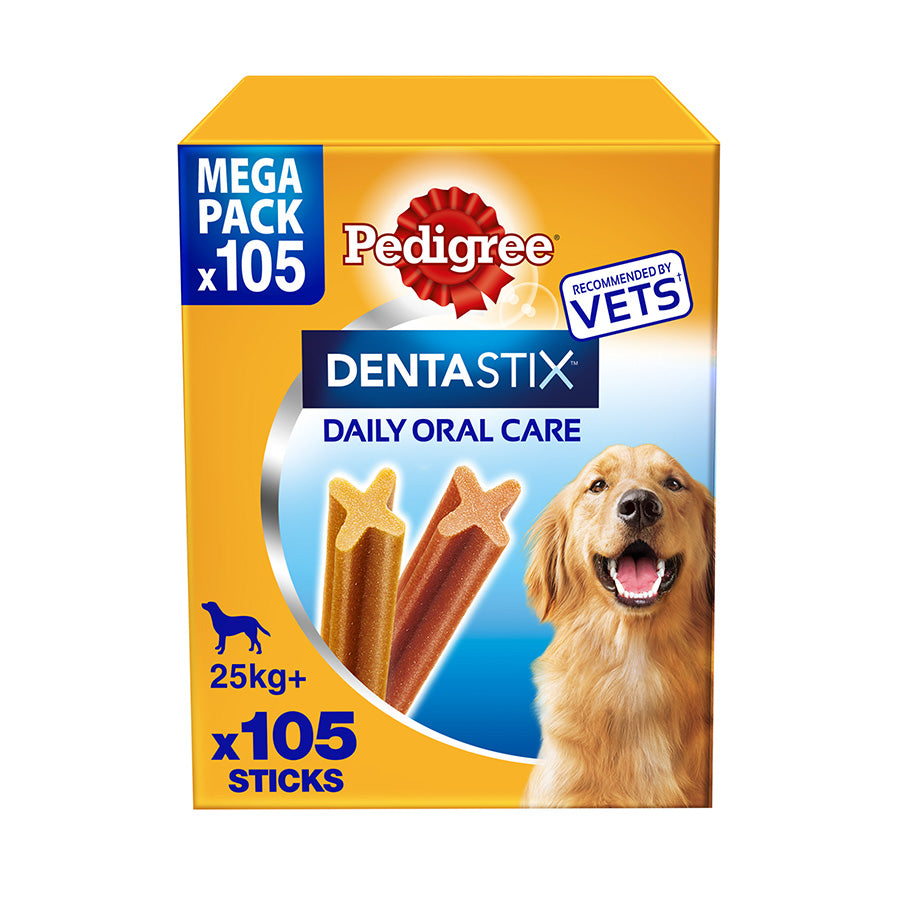 Pedigree Dentastix Daily Adult Large Dog Dental Treats 105 Pack 4.05kg