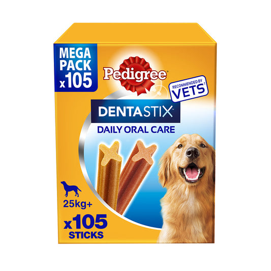 Pedigree Dentastix Daily Adult Large Dog Dental Treats 105 Pack 4.05kg