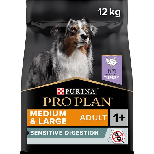 Pro Plan Grain Free Sensitive Digestion Adult Dry Dog Food Turkey 12kg
