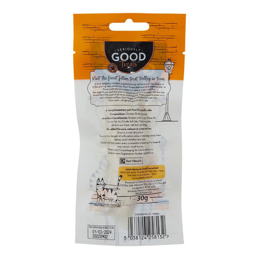 Seriously Good Cat Treats Chicken Fillet 30g