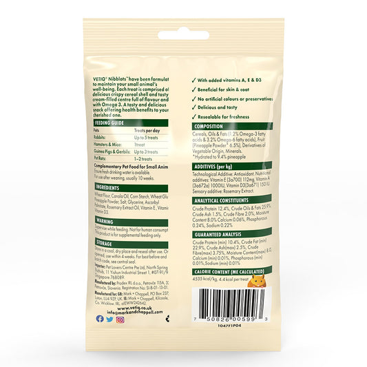 VetIQ Nibblots Tropical Small Animal Treats 30g