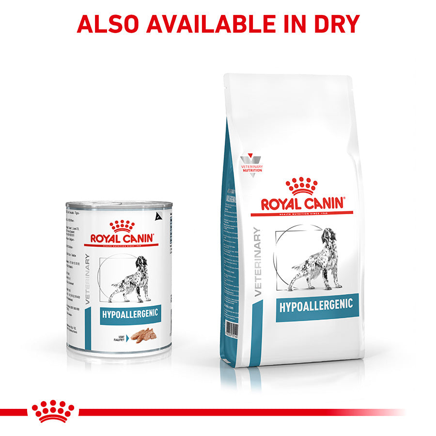 Royal Canin Veterinary Hypoallergenic Wet Dog Food In Loaf 12x400g