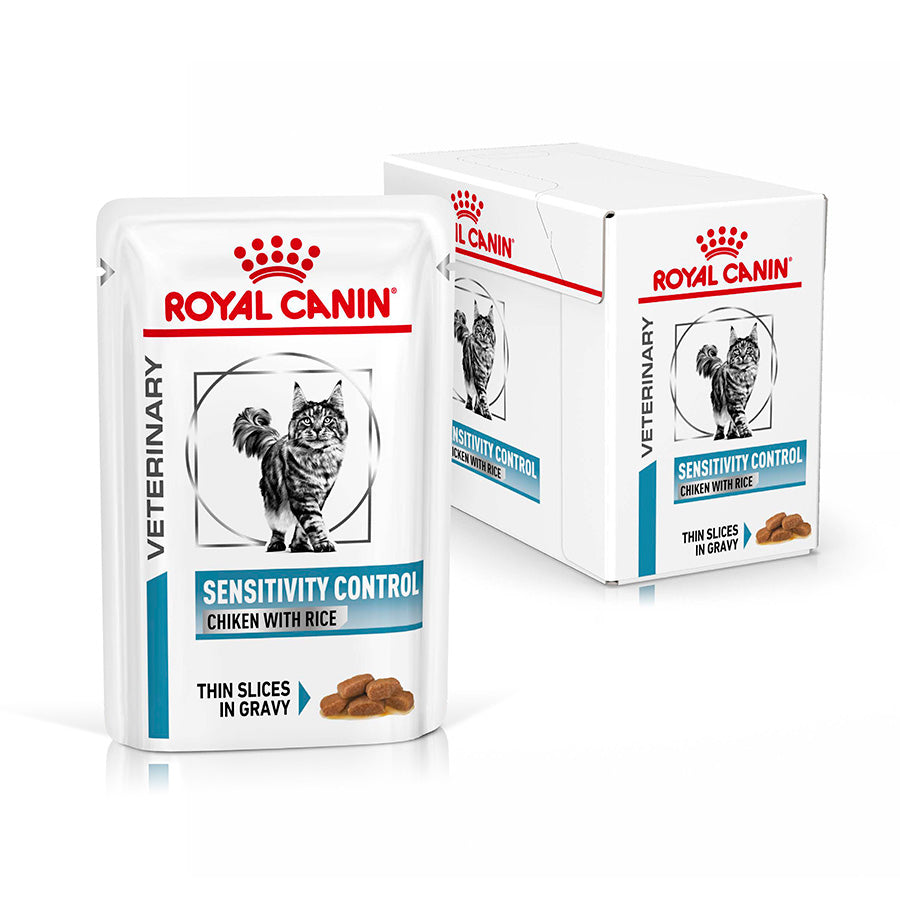 Royal Canin Veterinary Sensitivity Control Adult Wet Cat Food in Gravy 48x85g
