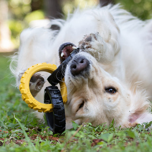 Tonka Flex Tread 3-Ring Tug Dog Toy