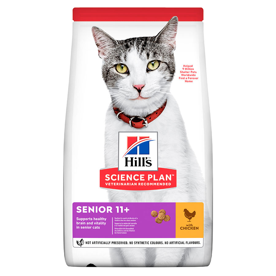 Hill's Science Plan Senior Dry Cat Food Chicken 1.5kg