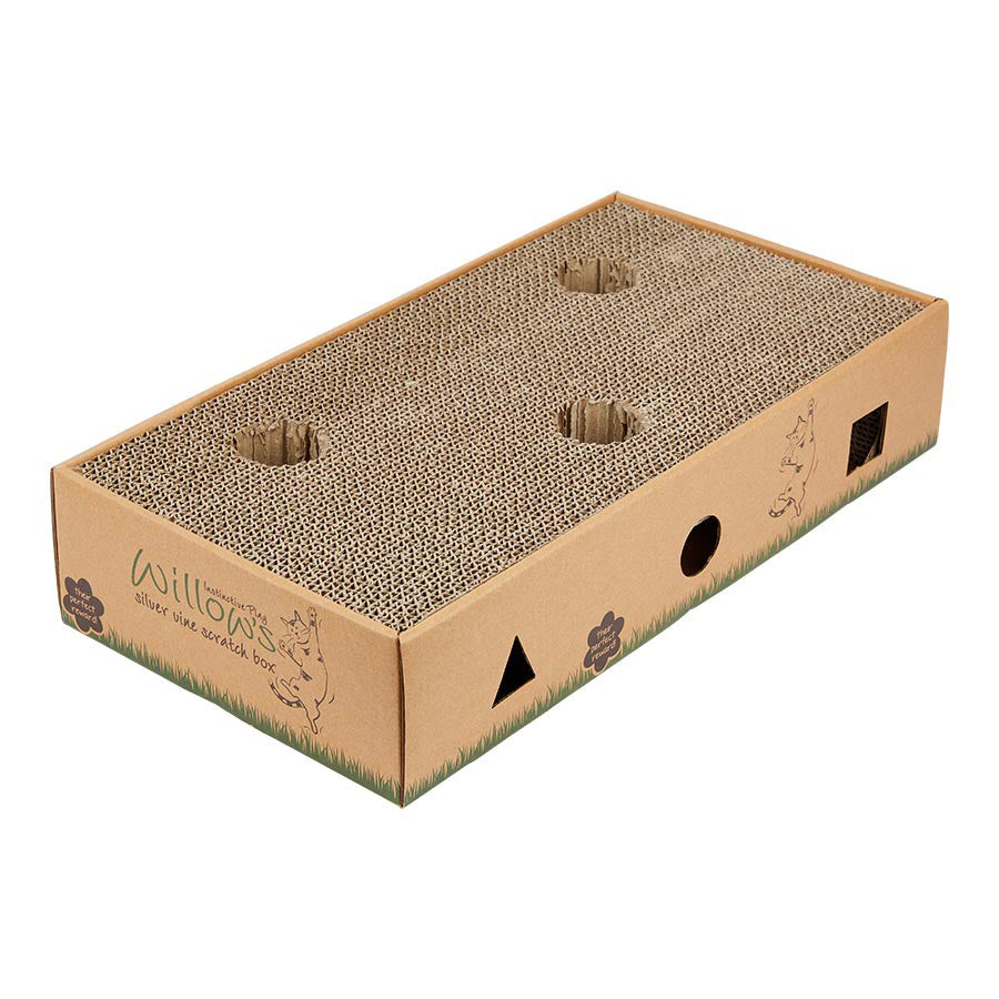 Willow's Silver Vine Scratch Box Cat Toy