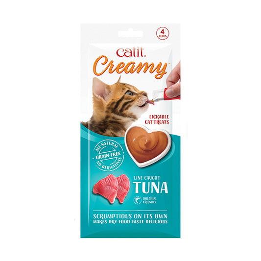 Catit Creamy Lickable Cat Treats Tuna 4x10g
