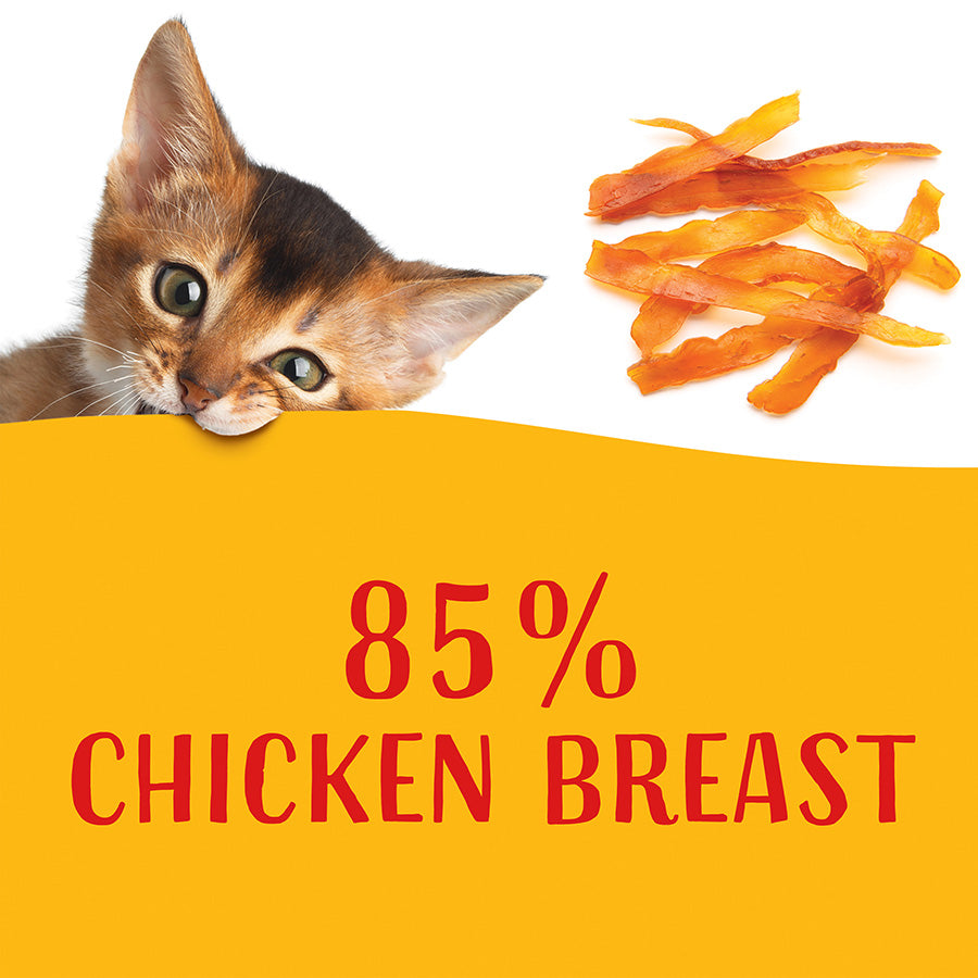 Catit Nibbly Jerky Cat Treats Chicken 30g