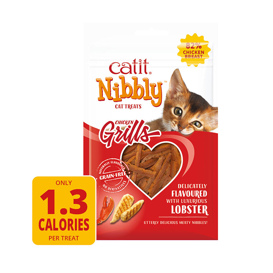 Catit Nibbly Grills Cat Treats Chicken & Lobster 30g