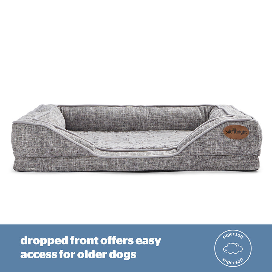 Silentnight Orthopaedic Pet Bed Grey