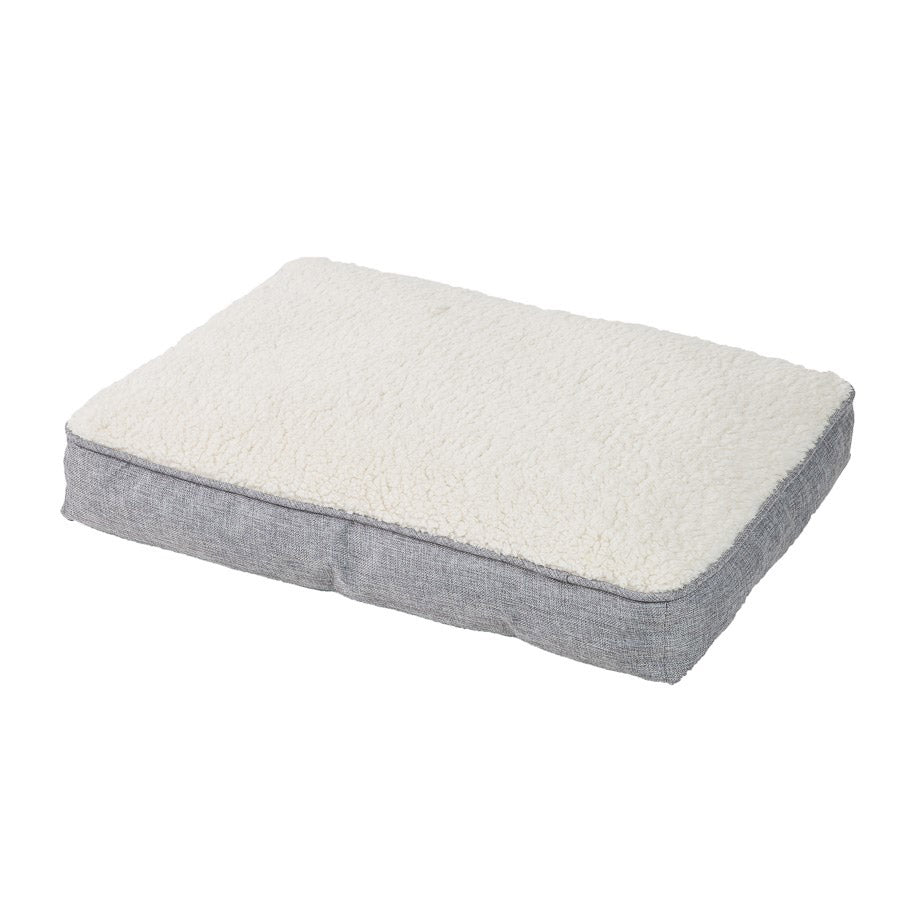 Pets at Home Linen Gusset Dog Bed Grey