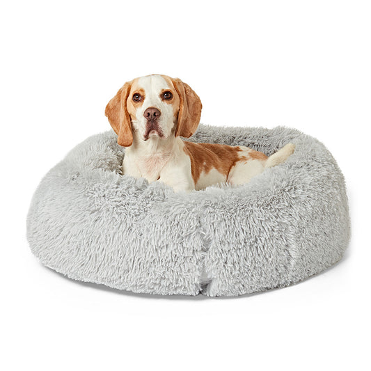 Pets at Home Donut Dog Bed Grey Large