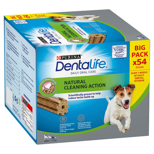 Dentalife Small Breed Adult Dog Dental Chew Sticks Chicken 54 Pack