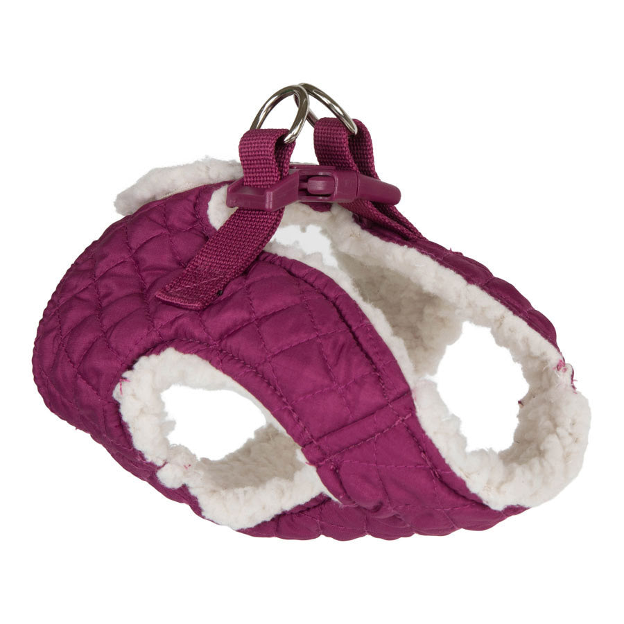 Wag-a-Tude Quilted Dog Harness Pink
