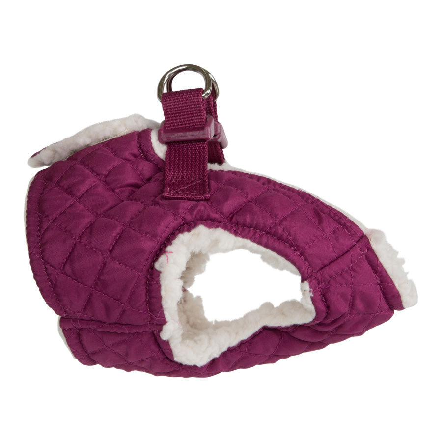 Wag-a-Tude Quilted Dog Harness Pink