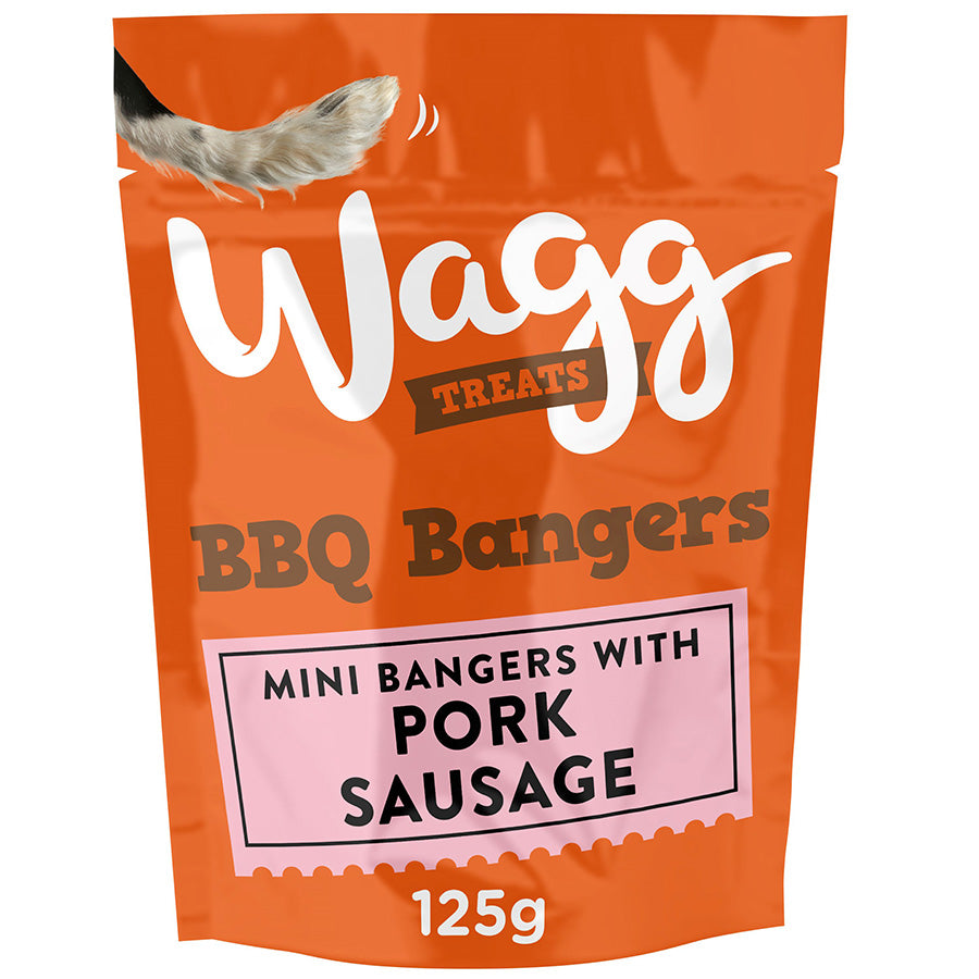 Wagg Dog Treats BBQ Bangers 125g