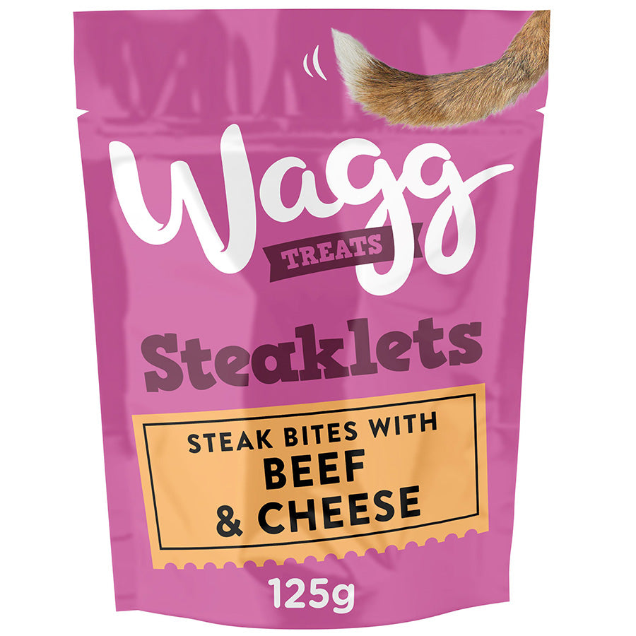 Wagg Dog Treats Steaklets 125g